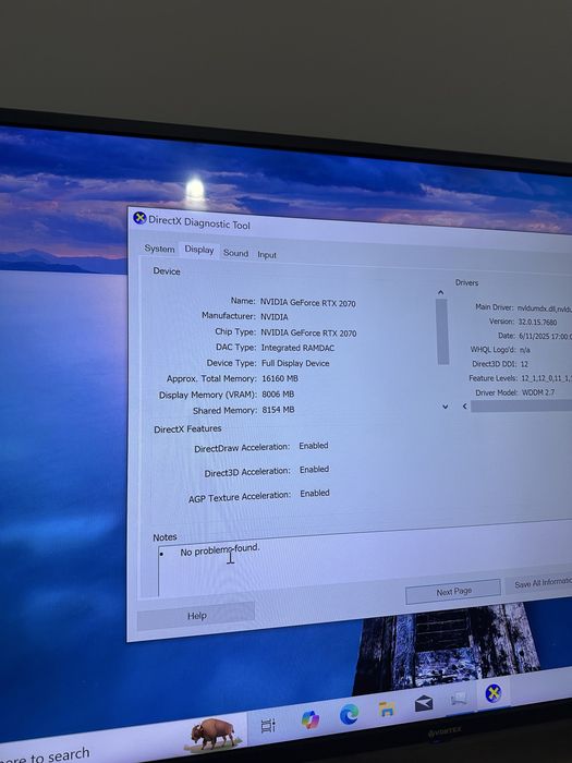 Sistem PC Gaming i7 8700/RTX 2070/ 16GB DDR4/SSD 128/HDD 1TB