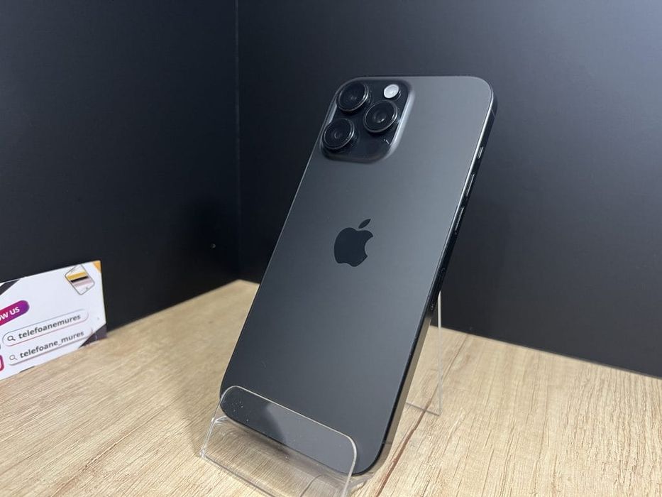 Iphone 16 Pro Max 256Gb Black Titanium 3 ani garanție, Telefoane Mureș
