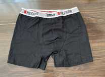Set 3 boxeri TOMMY HILFIGER alb/negru/verde
