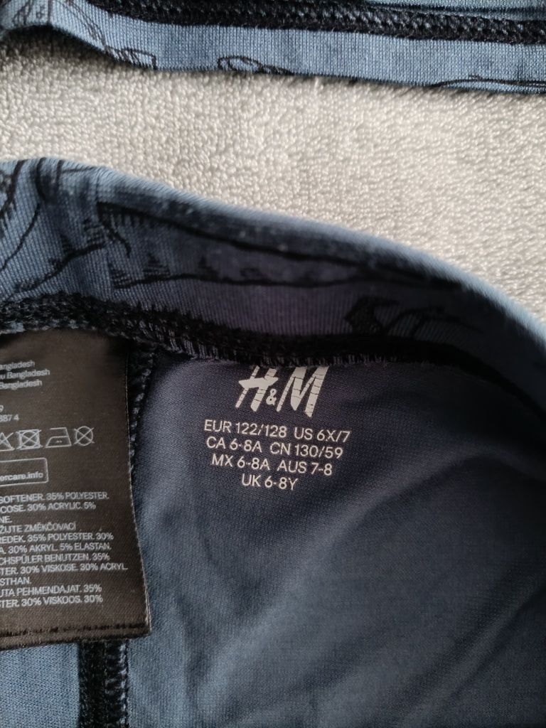 Термо клин и блуза H&M ,поларен елек и суичър Dechatlon 122-128см