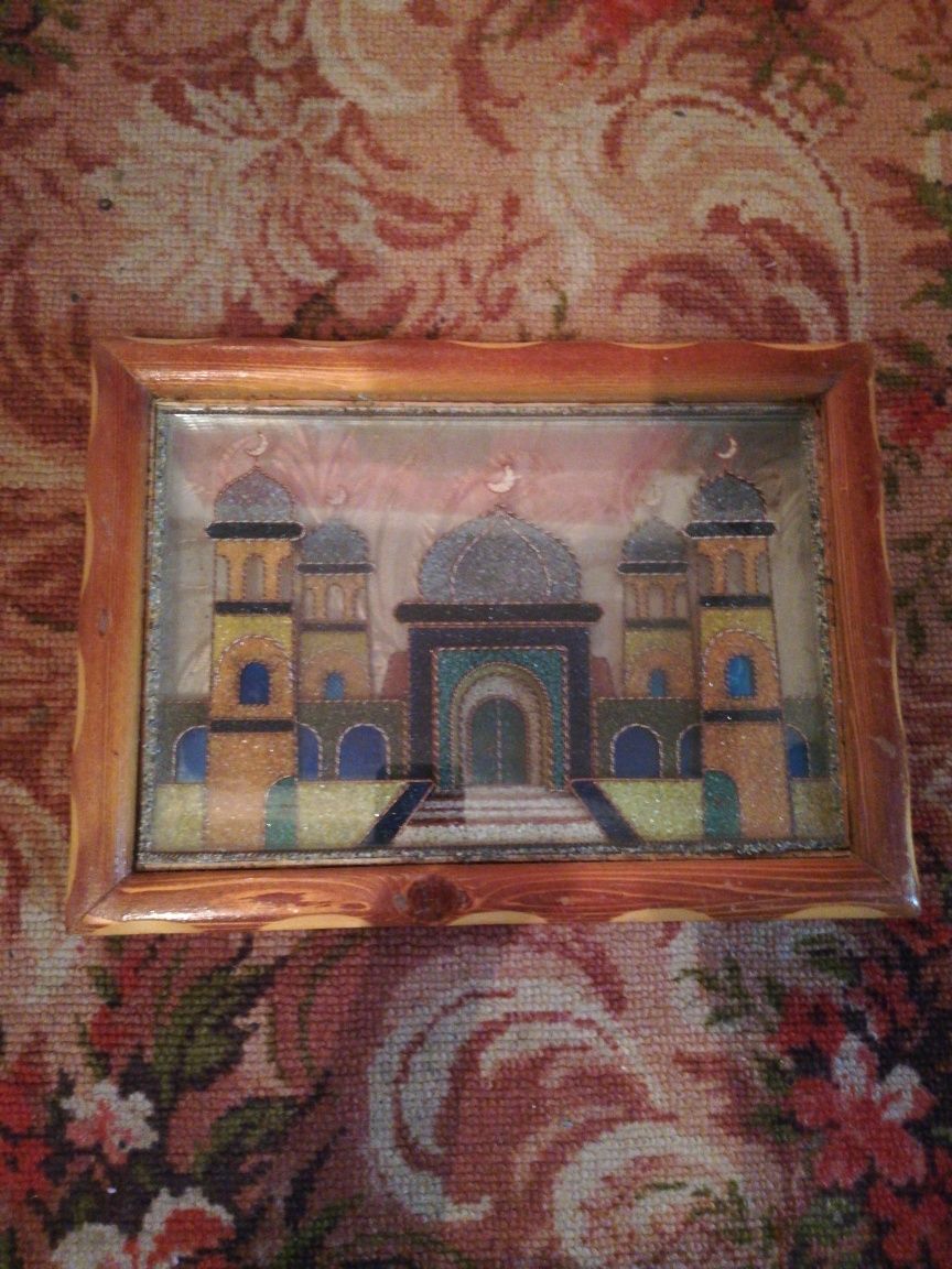 Настенный шамаиль с изображением мечети