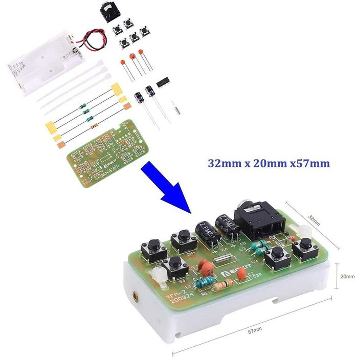 Kit Diy Radio FM AM  Montaj Construieste singur un radio