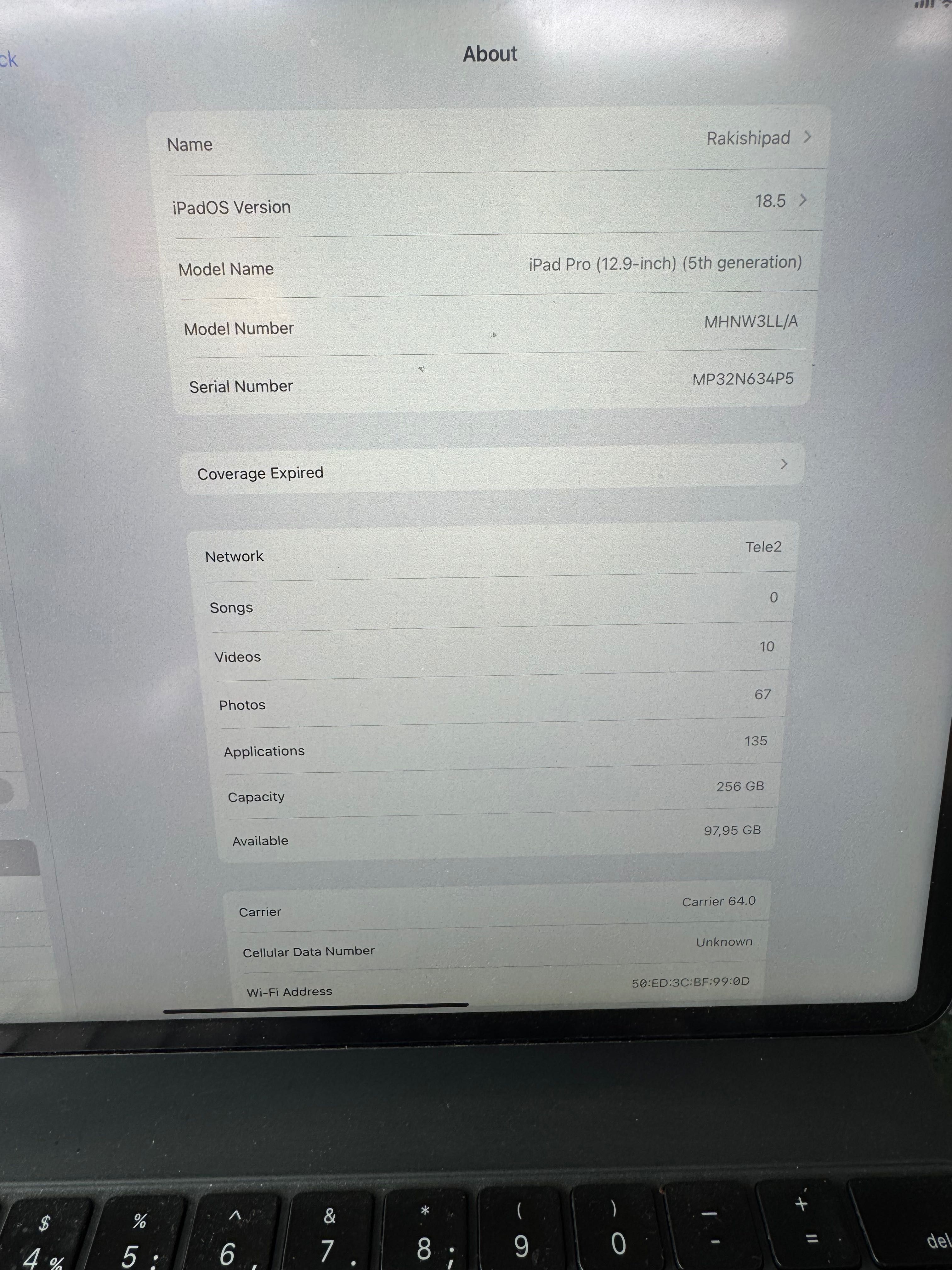 ipad pro 12.9 M1 ( 5 Gen ) + Cellular + клавиатура applemagic