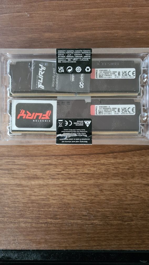 RAM памет Kingston FURY Beast 2x8GB kit 6000Mhz