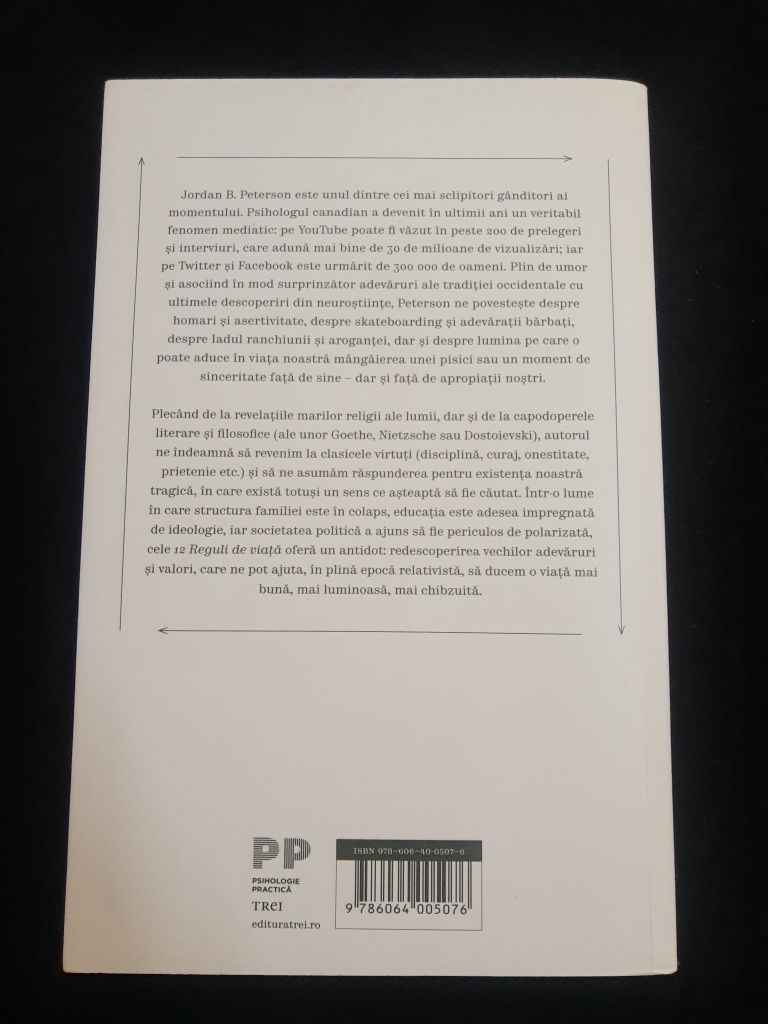 12 Reguli de Viata - Jordan Peterson