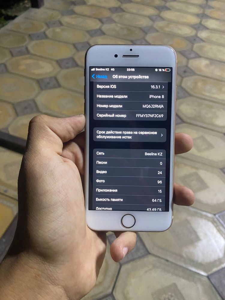 Iphone 8 каробка дакумент