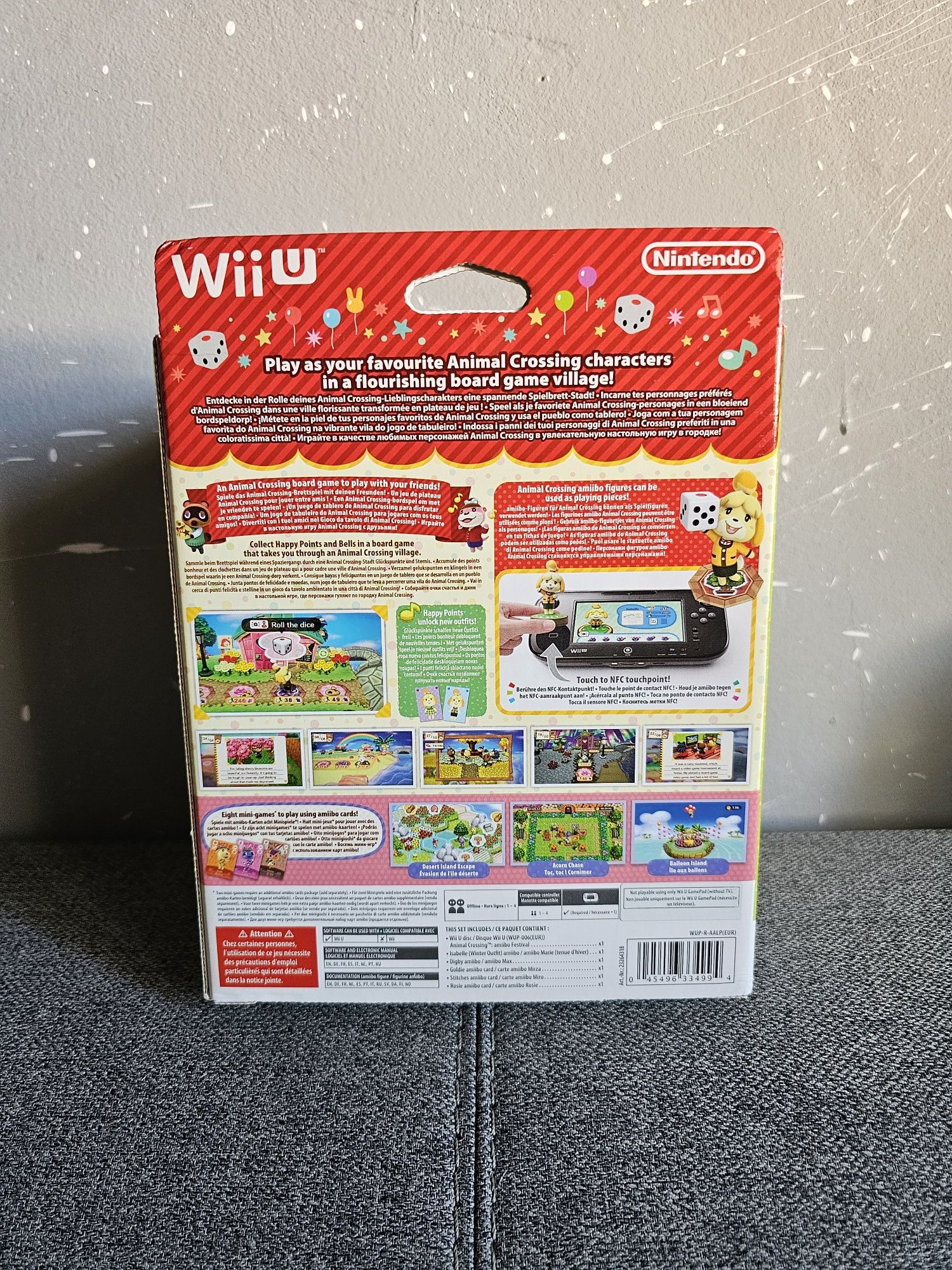 Set/pachet animal crossing festival + 2 amiibo sigilat joc nintendo wi