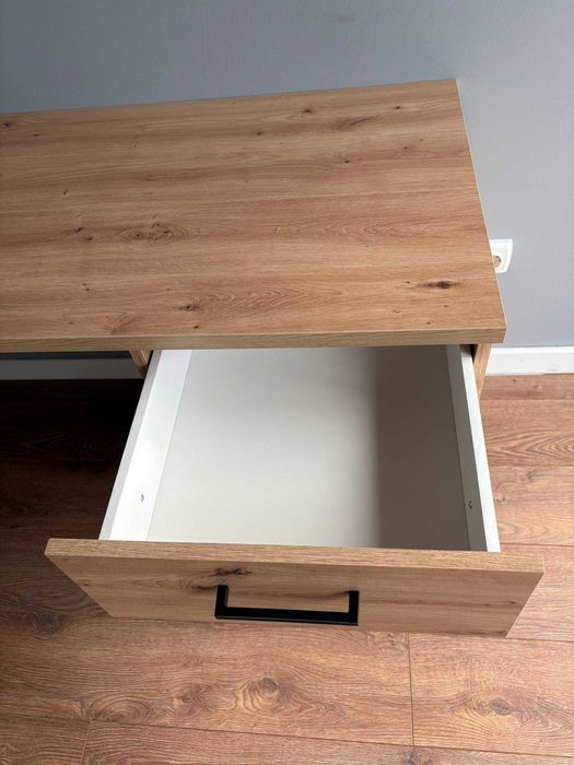 Birou cu sertare Sardinia RS,  stejar artisan, 137.5 x 56 x 75 cm, 1C