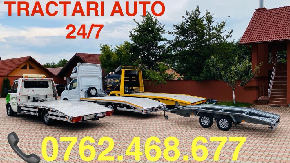 Tractari auto Transport utilaje Asistenta rutieră Novaci Ranca Gorj