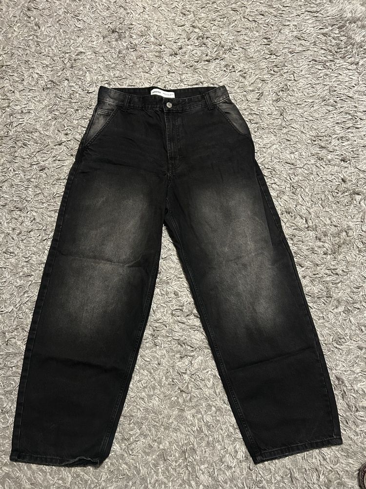 Сини и черни дънки Bershka