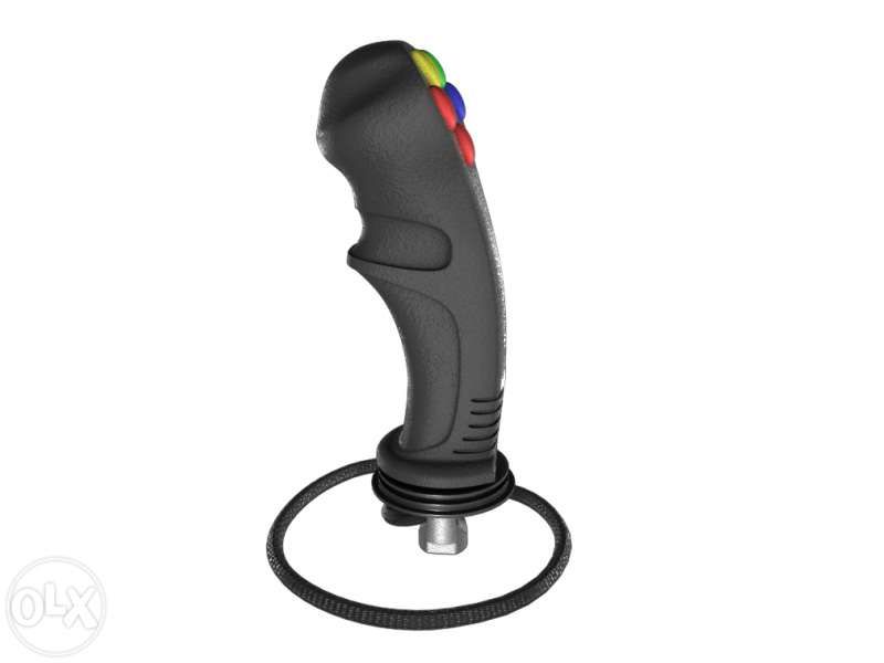 Joystick electromecanic 5 butoane pentru distribuitor hidraulic