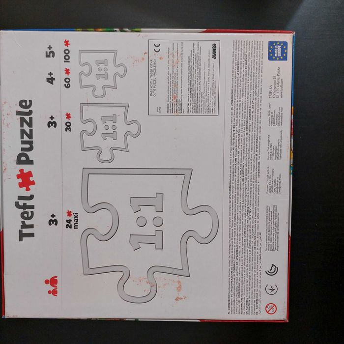 Puzzle 4 in 1 cu Patrula catelusilor