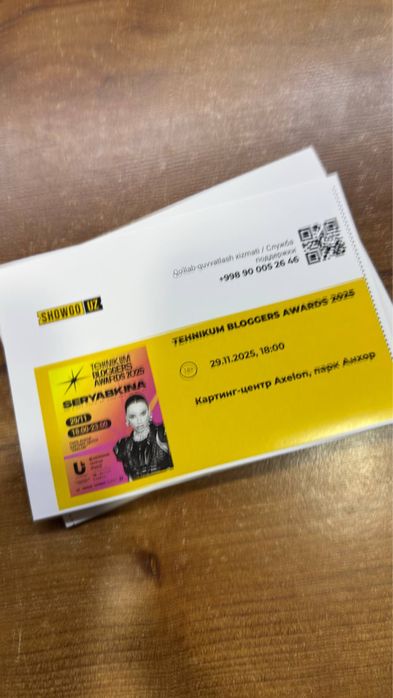 SERVABKINA taklifnoma bor