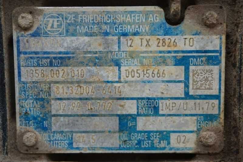 Cutie de viteze ZF Traxon 12TX2826TO MAN TGX - Piese de schimb MAN