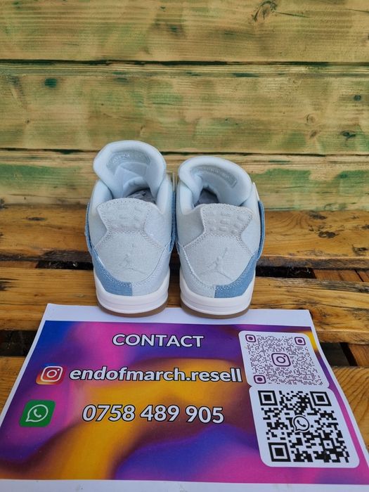 Nike Jordan 4 Denim (mărimi: 36-44 toate marimile)