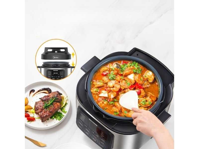 Мултикукър с 12 Програми за Готвене Midea MPC602SBMK,  6L