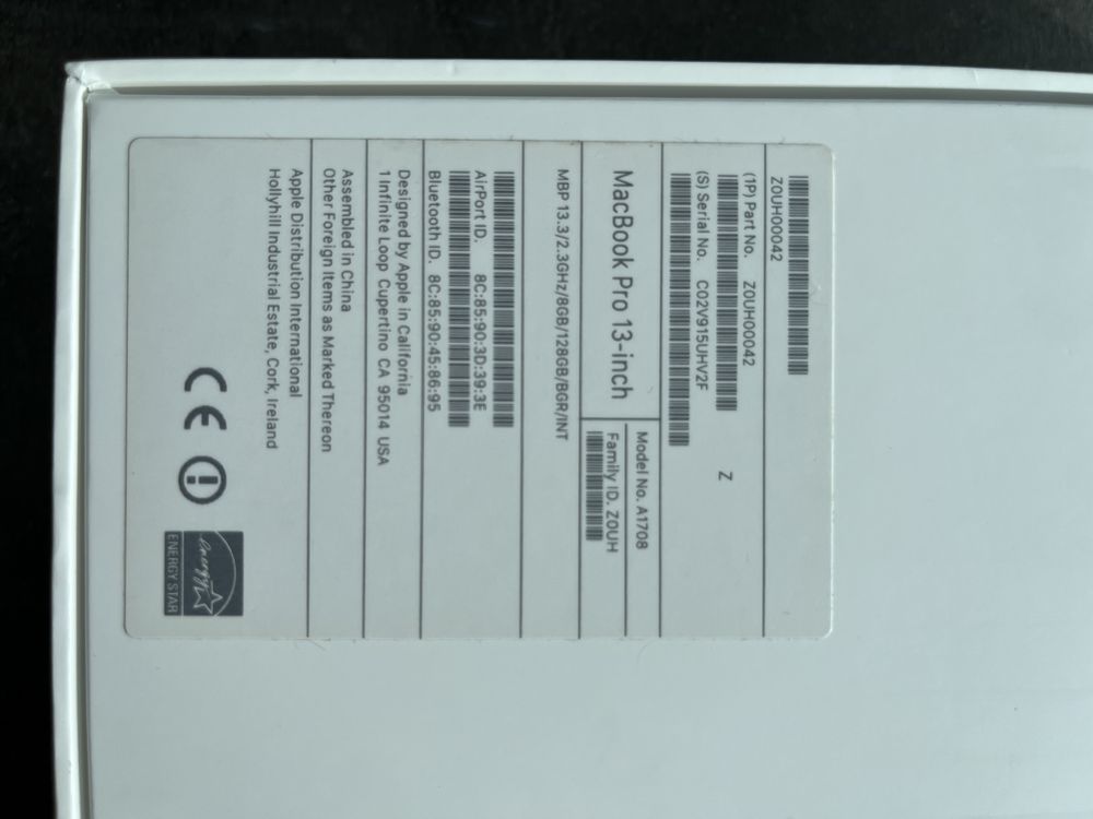 Лаптоп Apple MacBook Pro 13