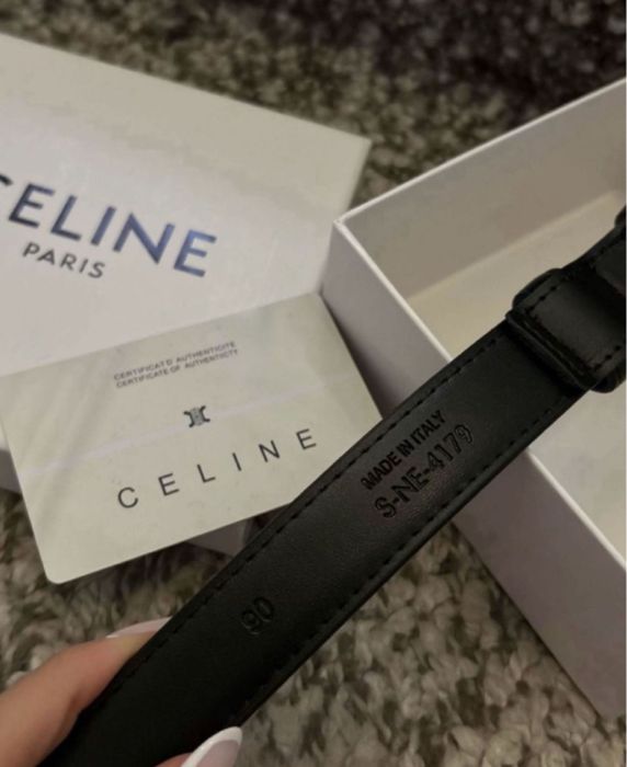 Curea Celine piele naturala pe comanda