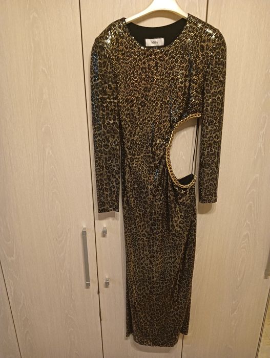 Rochie Nissa Imprimeu leopard mărimea 38