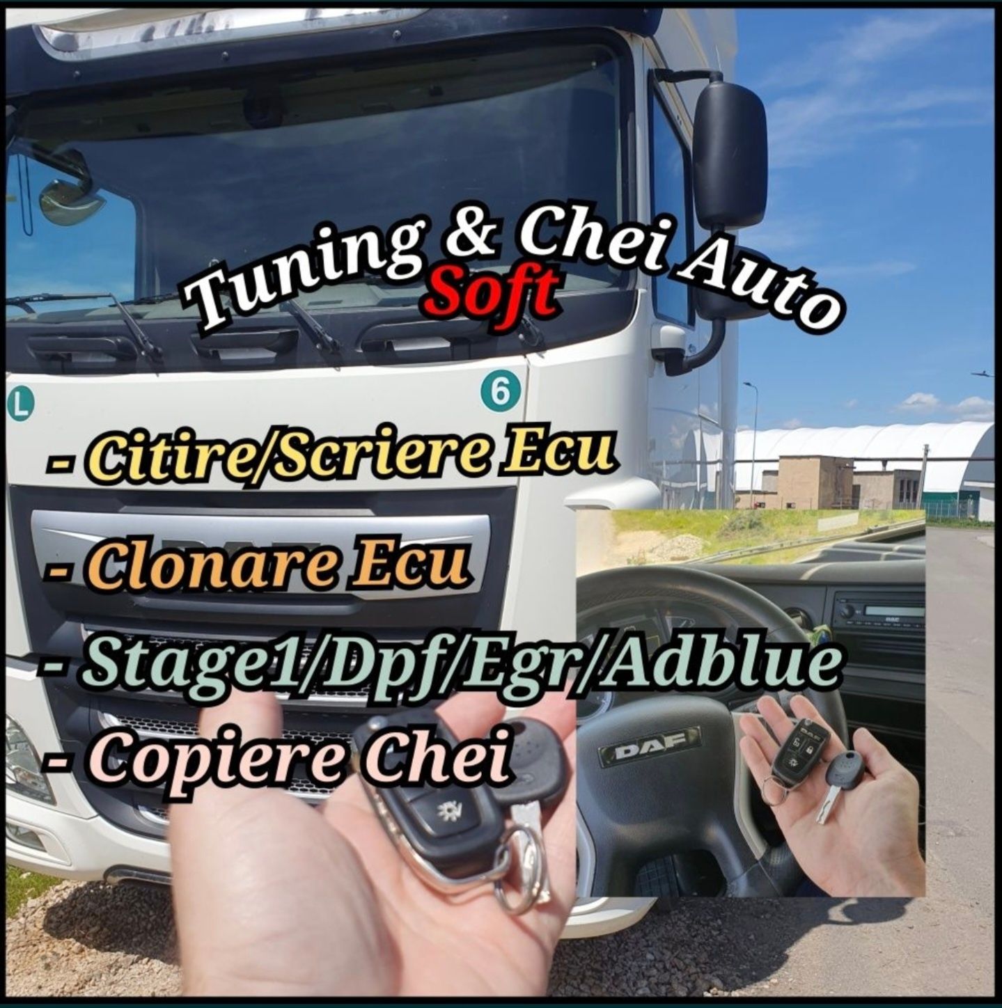 Stage/1/2/3/Chei Auto/SoftPutere/Dpf/Egr/Adblue/Imobilizator/Immo
-Cit