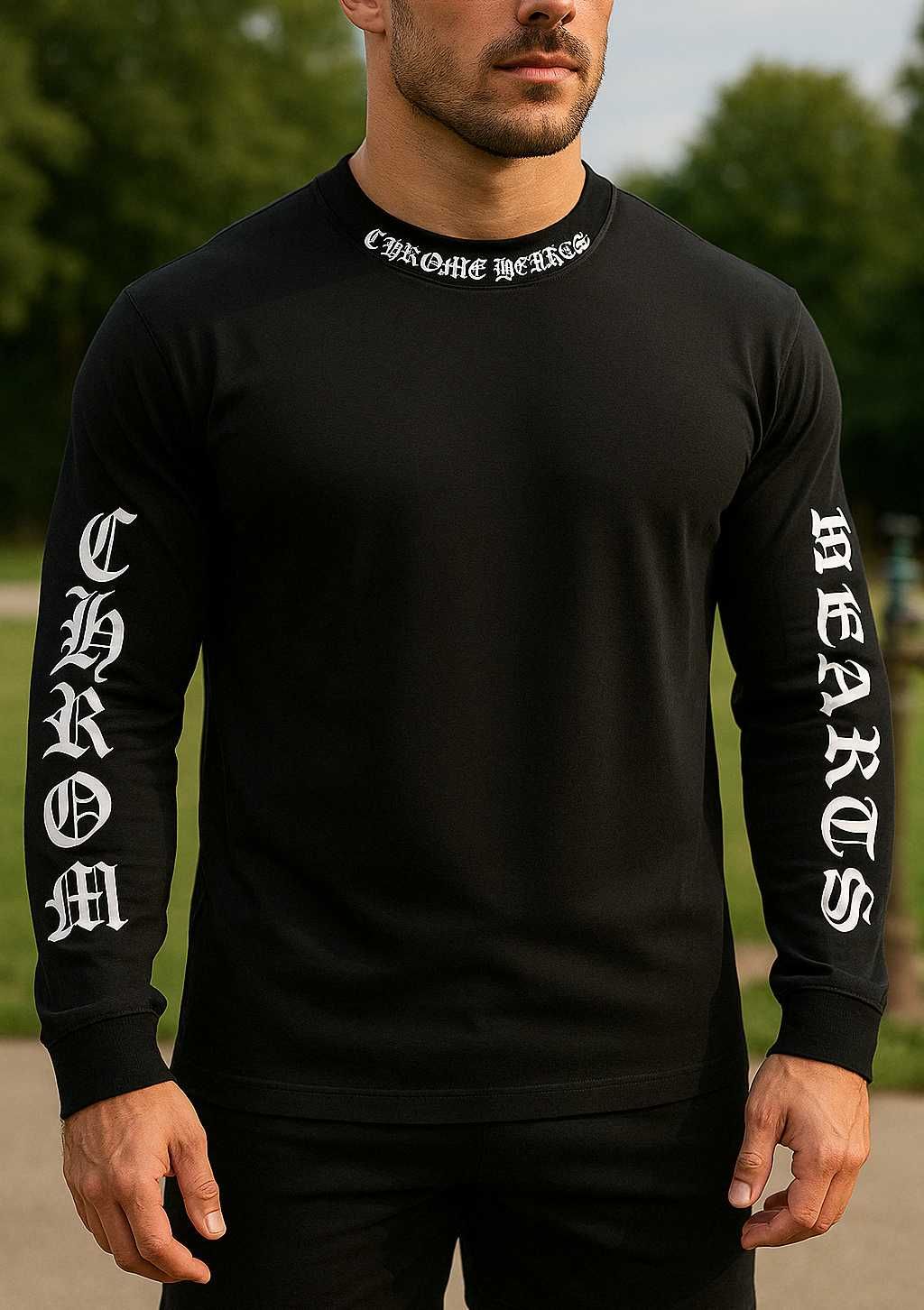 Мъжки блузи CHROME HEARTS! Създай модел по Твой дизайн, свържи се нас!