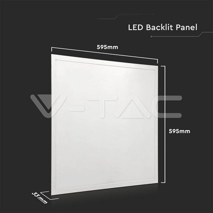 LED Панел 36W 600x600mm 120lm/W 4000K Вкл. Драйвер