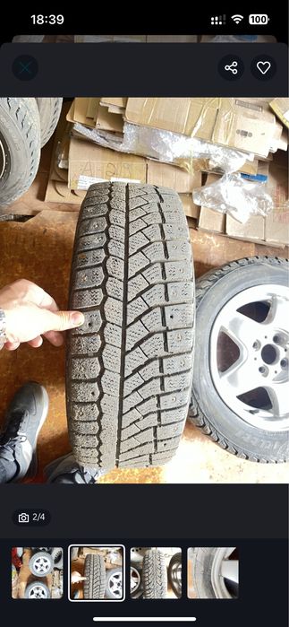 Зимняя резина в комплекте! Резина на ваз зимняя