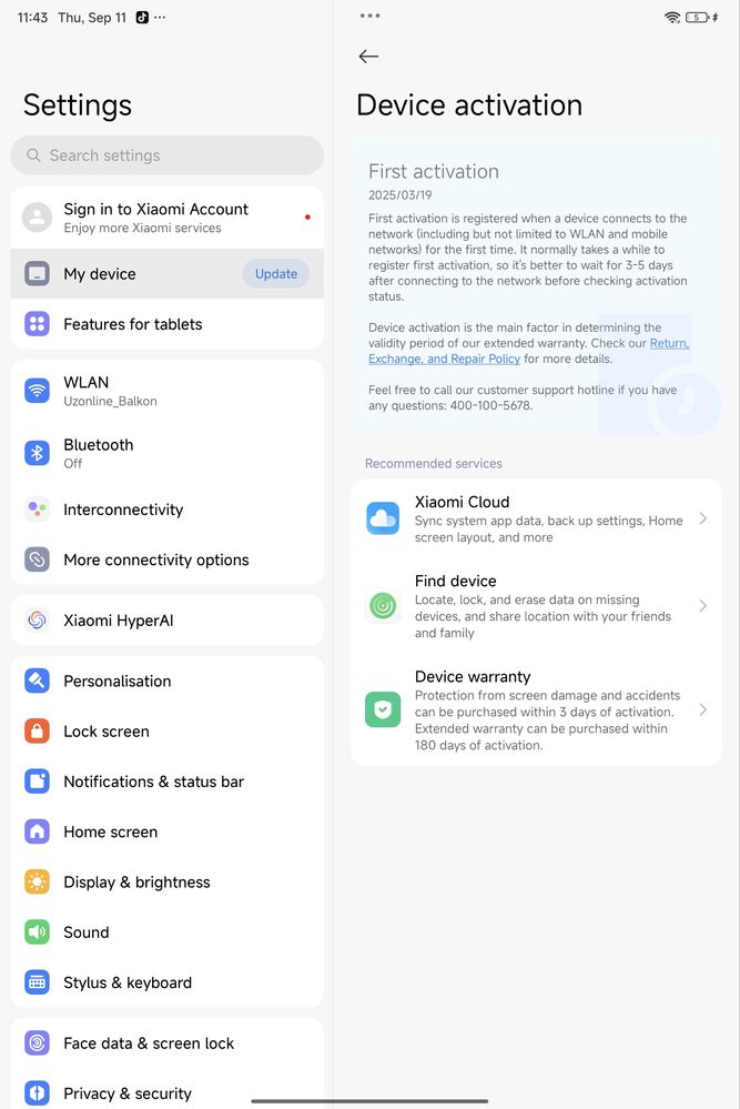 Планшет Xiaomi Pad 7