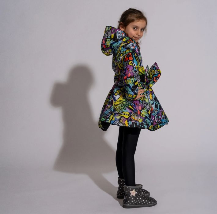 Geaca clos fetite 140 cm 8 ani noua