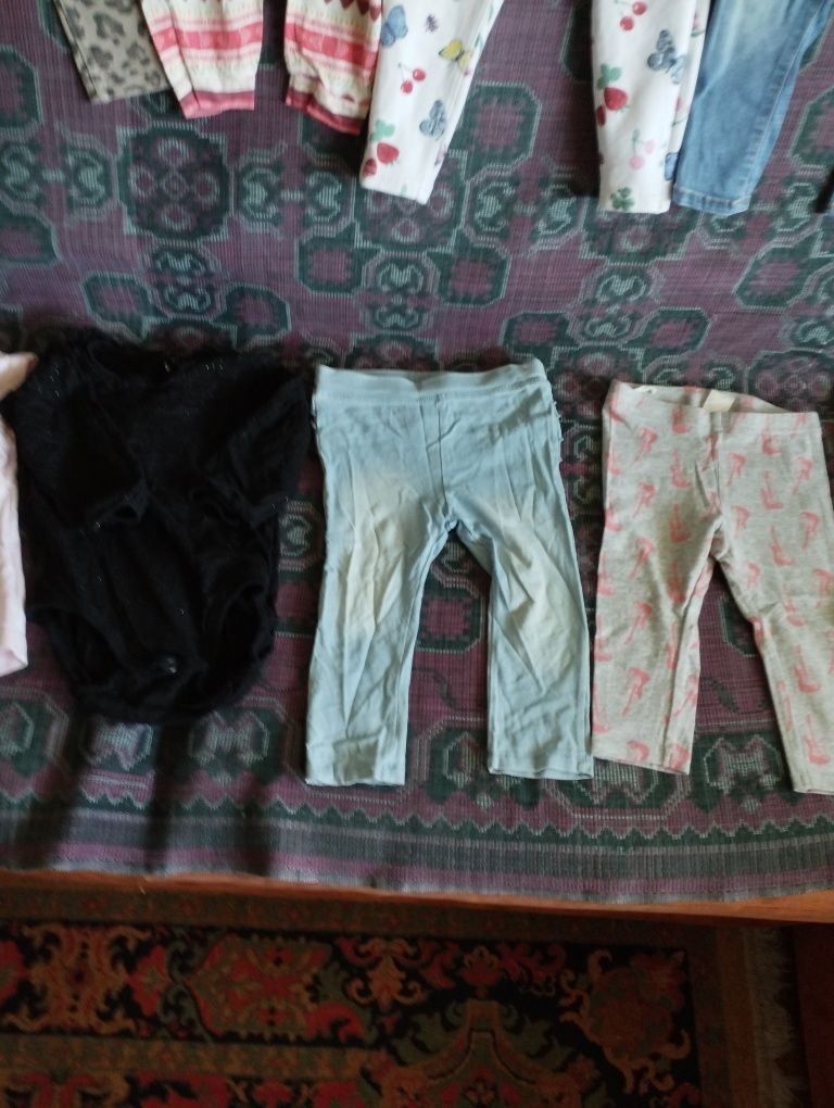 Vând pantaloni fetițe 80-86-92 babygap,h&m