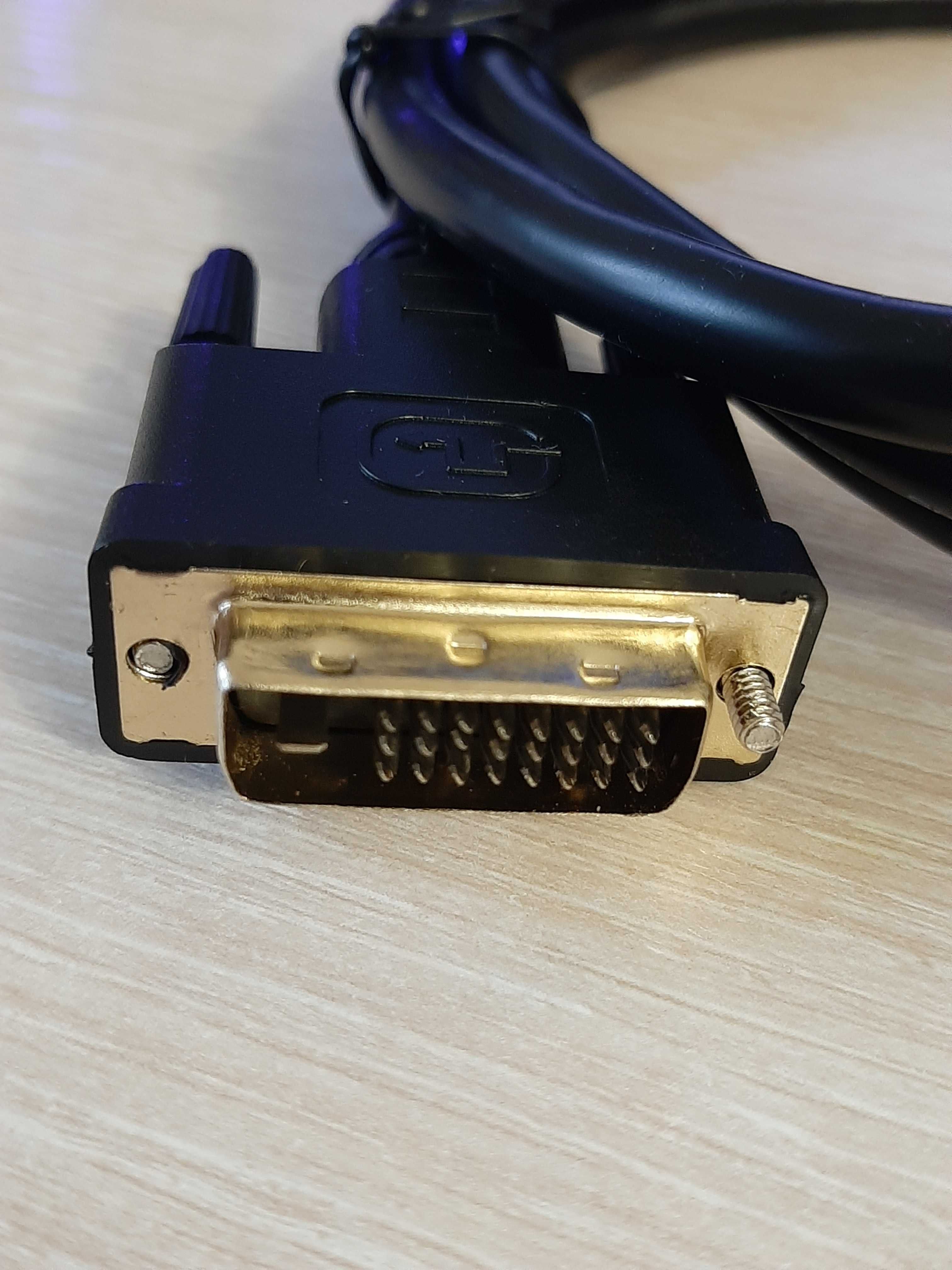 Кабель переходник DVI 24+1 на HDMI, HDMI на DVI 24+1