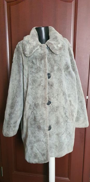 Haina de blana artificiala gri