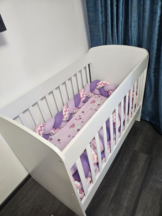 Vand aparatori laterale, 2 perne, 3 cearsafuri