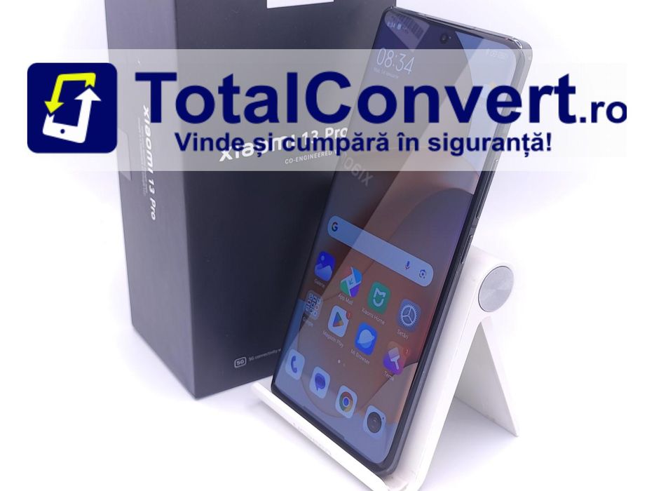 Xiaomi 13 Pro 256GB Ceramic Black 8GB Dual, Garantie 24 luni | #D83589