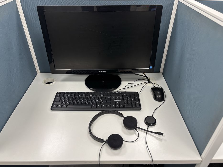Компьютеры , наушники для ттдела продаж и колл центра