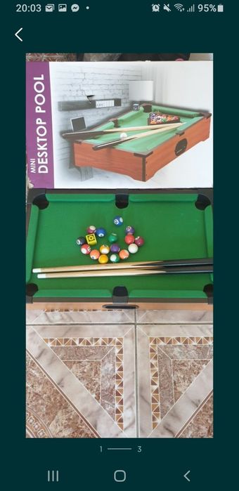 Biliard pentru camera copilului