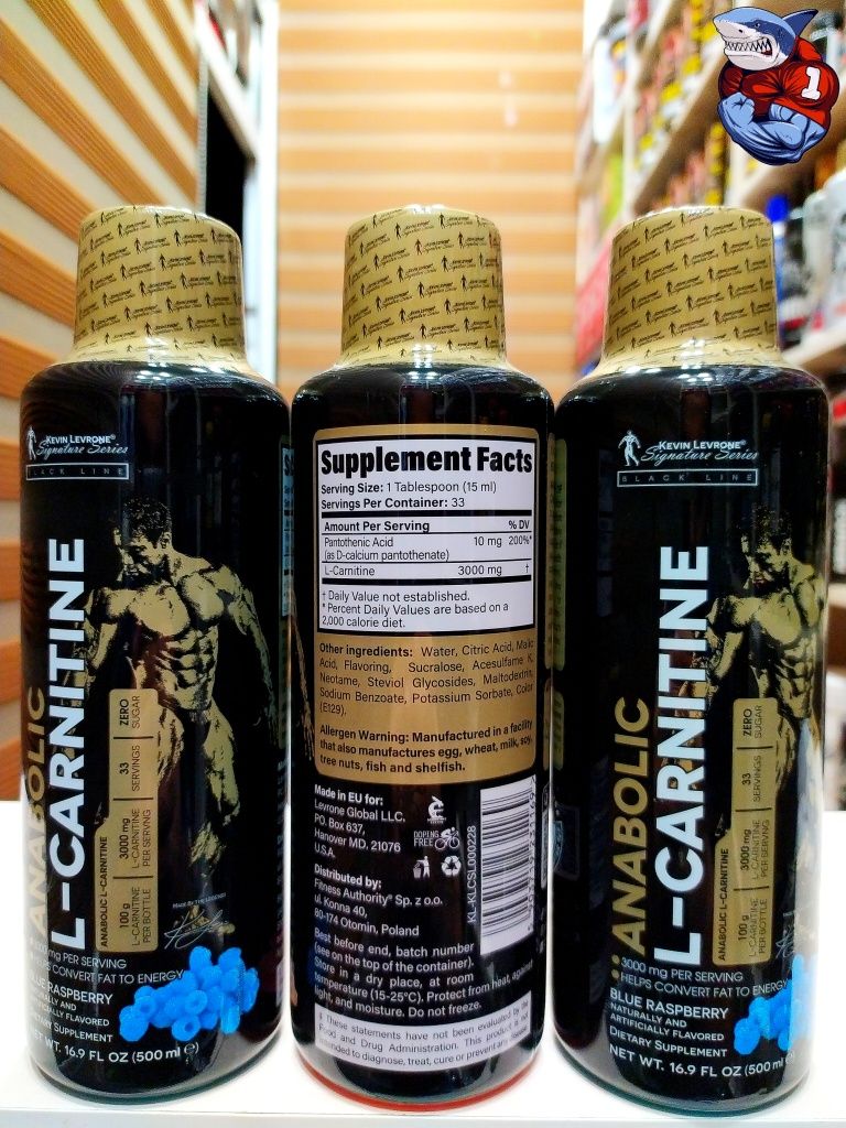 Anabolic L carnitine от Kevin Levrone 3000мг 33 порций л карнитина.