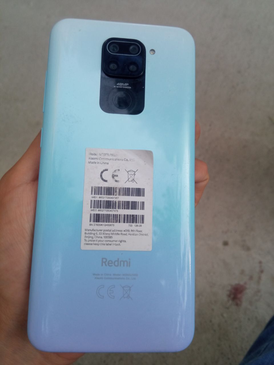 Redmi note 9 128/4+2