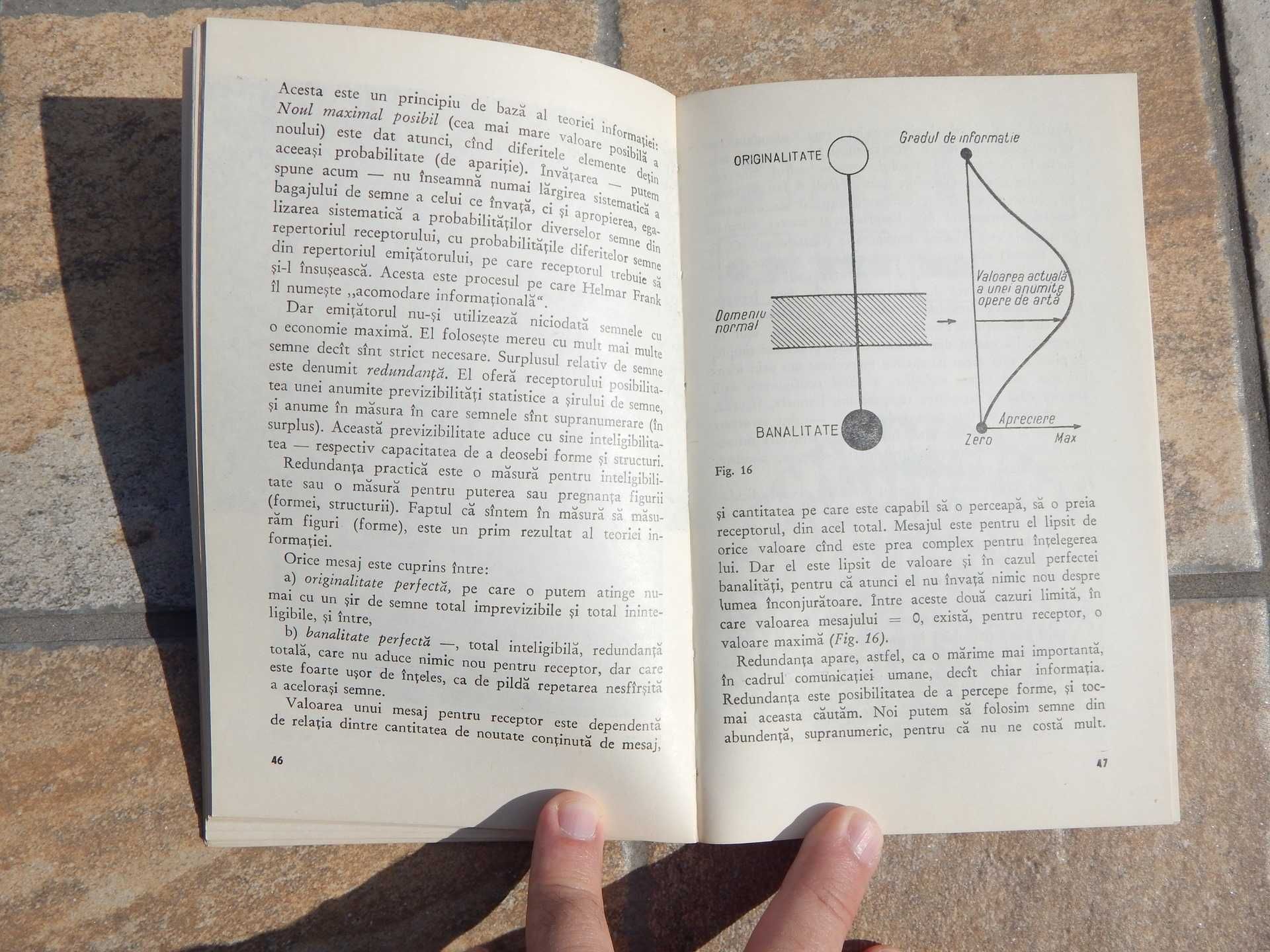 Estetica informatie programare Victor Masek Editura Stiintifica 1972