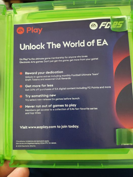 Vând FC 25 pt consola Xbox seria x/Xbox One