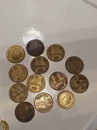 Монети 1,2,5,10 стотинки 1989,1990,1974,1988,1962