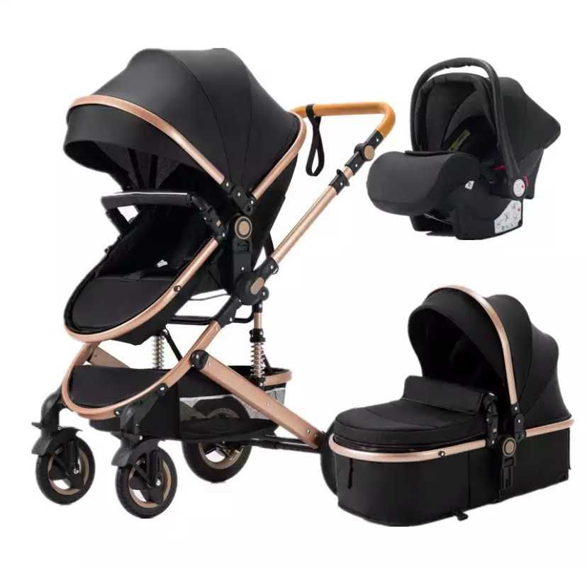 NOU Carucior bebe 3 in 1 bebelus landou copii pliabil smart + CADOU