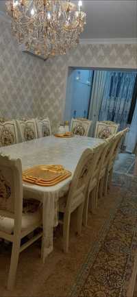 стол белый 275 см длина ширина 120 см
