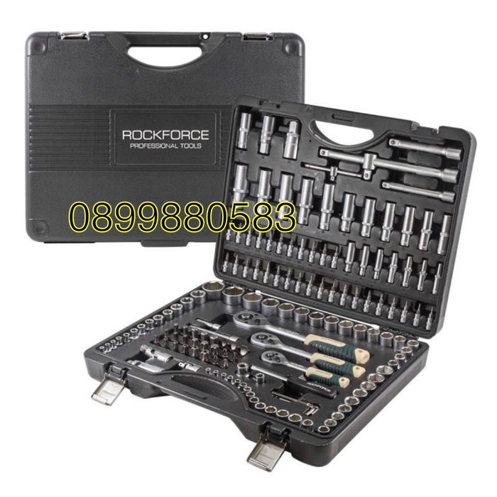 Комплект гедоре 150 части Rockforce