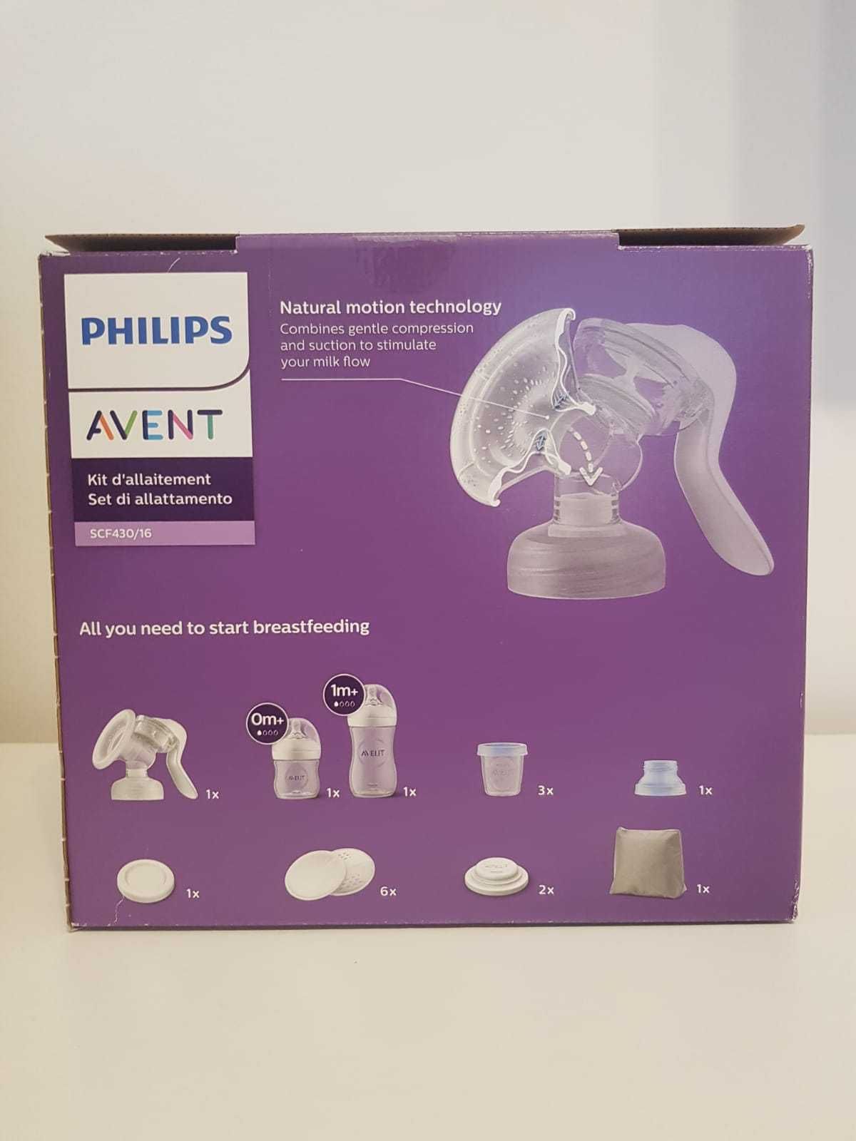 Super pret!!! SIGILAT Set cu pompa manuala san Philips AVENT SCF430/16