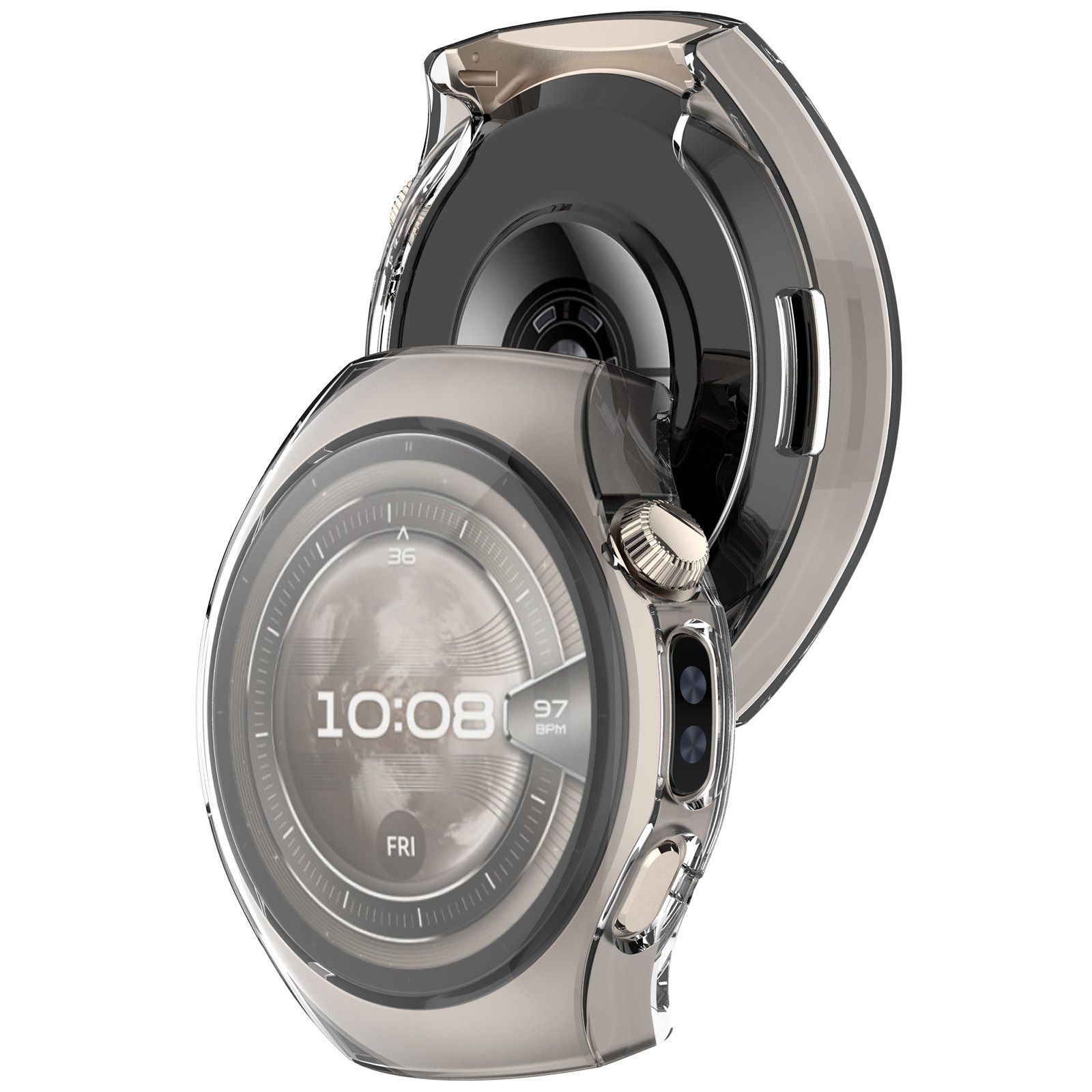 Huawei Watch 5 46mm. 42mm. / Мек силиконов TPU кейс с протектор