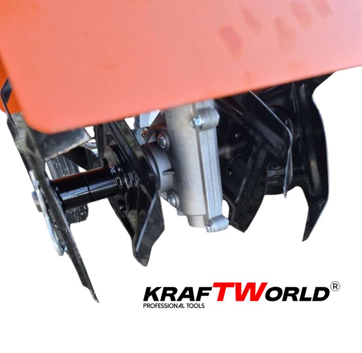 Бензинов Мулти Култиватор KraftWorld – Двутактова Мини Мотофреза