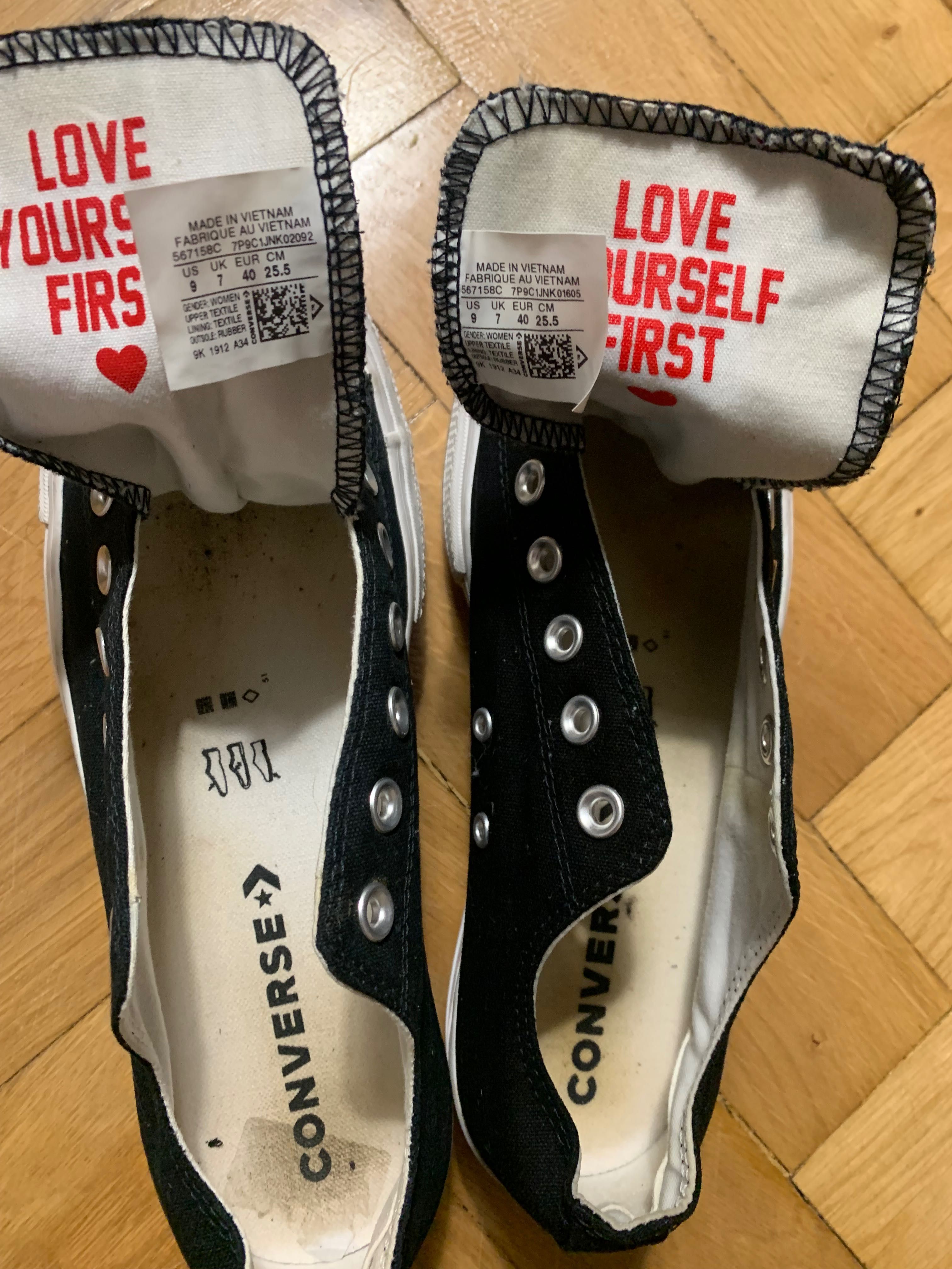 Pantofi sport dama Converse negri mărimea 40
