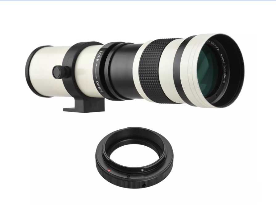 Andoer телефото обектив за Cacon Ef mount 420-800mm