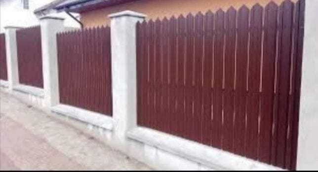 Garduri si porti stil jaluzea, sipca metalica, tabla cutata